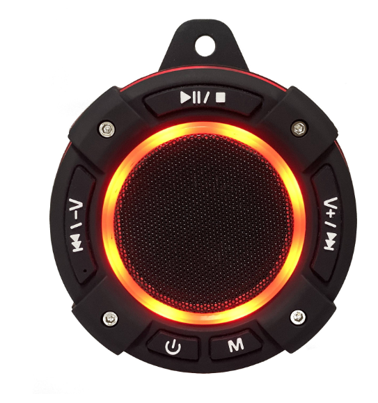 Bluetooth Speaker with Mini Bathroom Light (One Set)