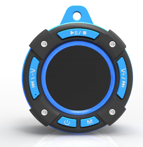Bluetooth Speaker with Mini Bathroom Light (One Set)